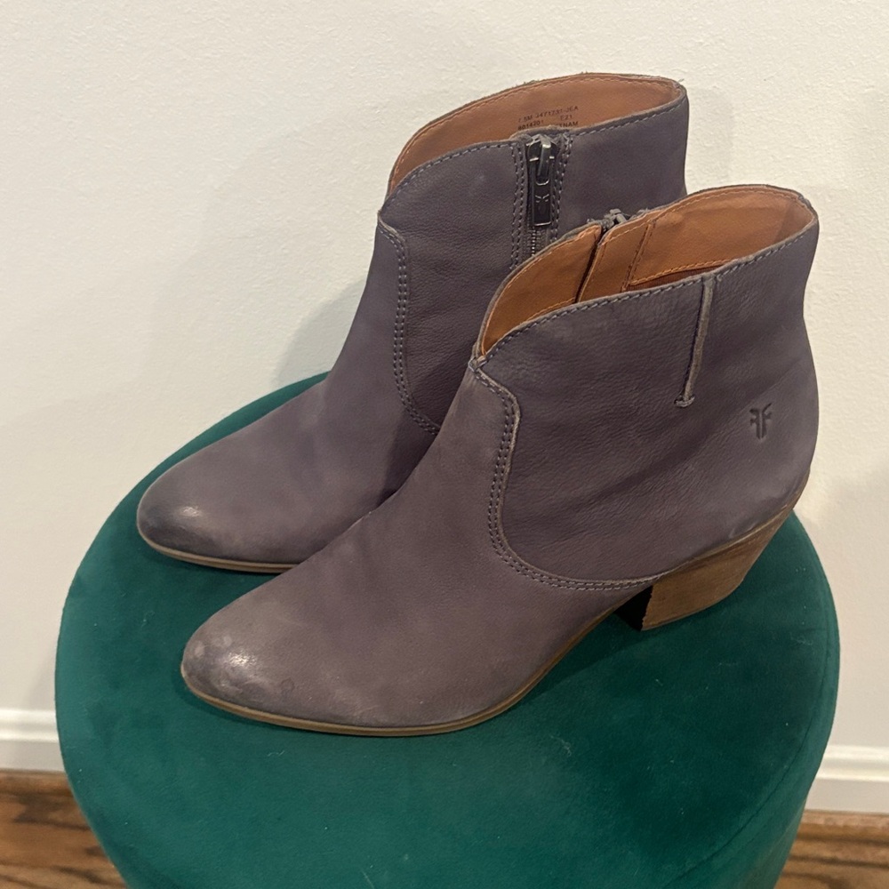 Frye Women's Ankle Boots in Purple Gray